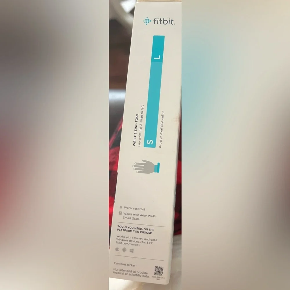 Fitbit Black Fitness Wristband S-L, includes multiple bands.